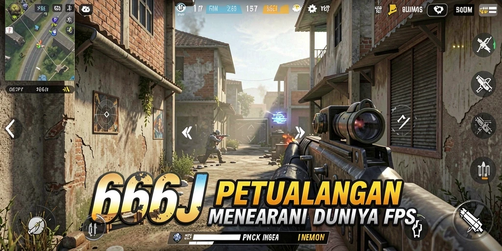 Gameplay intens dan grafis memukau dalam 666J.