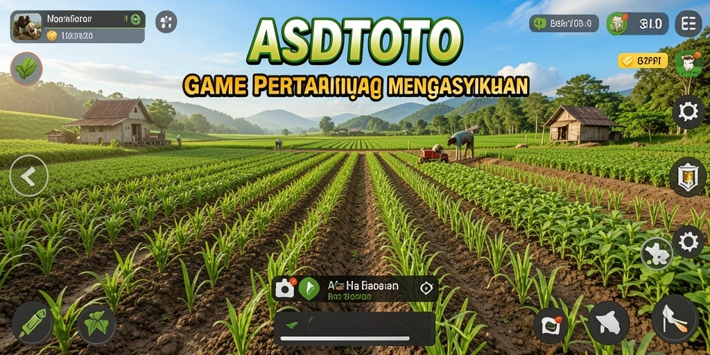 Tampilan gameplay <strong>ASDTOTO</strong> yang menarik dalam petualangan bertani.