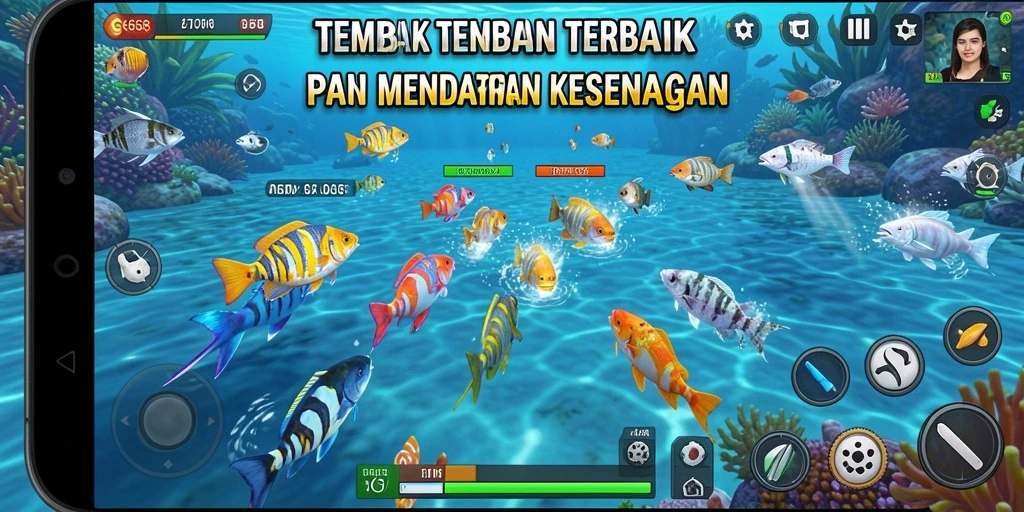 G668 menampilkan gameplay menembak ikan yang seru dan penuh warna.