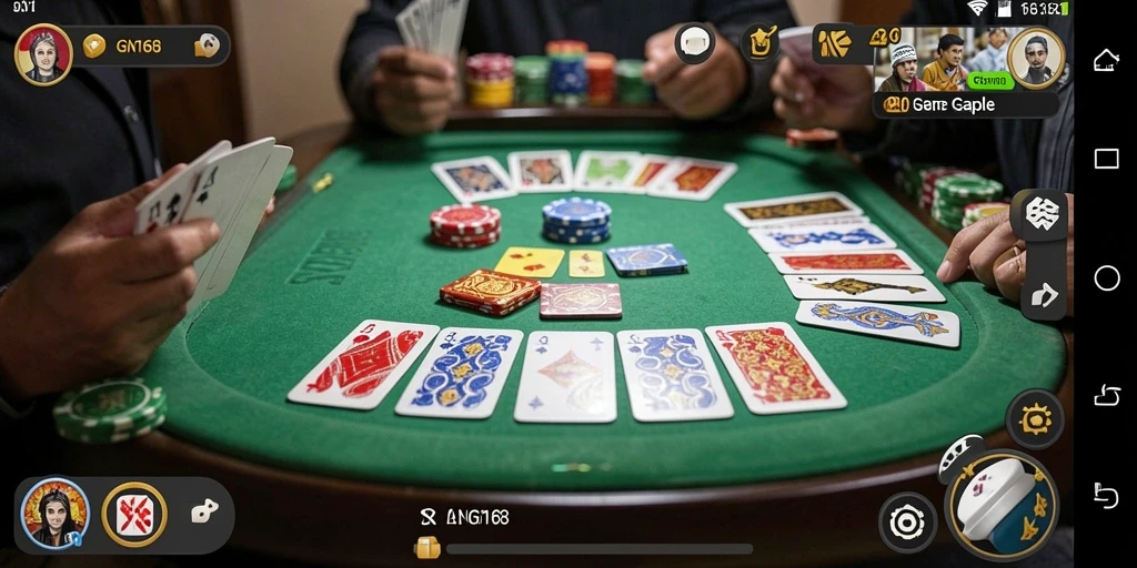 Gameplay seru bermain Gaple di GN168.