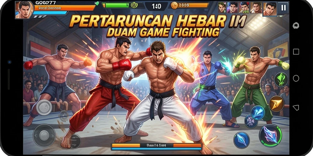 Tampilan aksi seru dalam GOGO77 yang menggugah semangat.