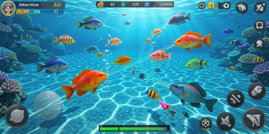 Screenshot gameplay Tembak Ikan yang seru di IDRRP.