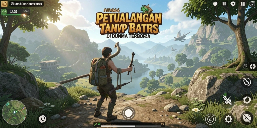 Screenshot menampilkan gameplay seru di dunia terbuka IND666.