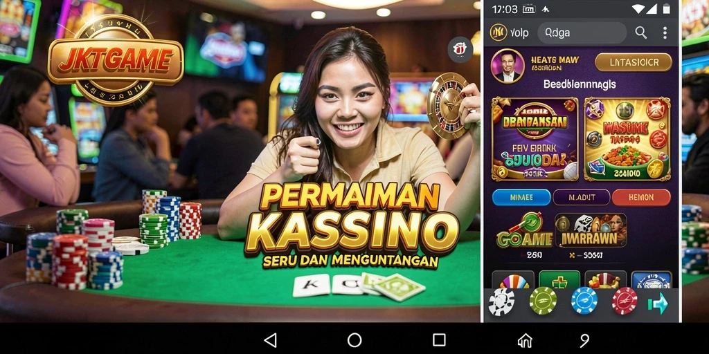 Tampilan screenshot JKTGAME menampilkan keseruan di permainan kasino.
