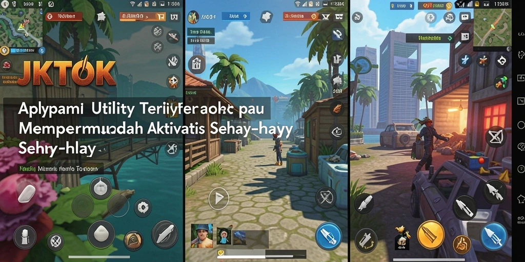 Screenshot JKTOK menampilkan antarmuka aplikasi Utility yang intuitif dan fungsional.