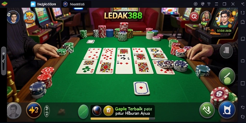 Tampilan gameplay seru dan kompetitif dalam LEDAK388.
