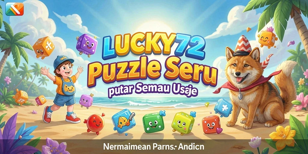 Tampilan gameplay seru dari LUCKY72 yang menantang otak.