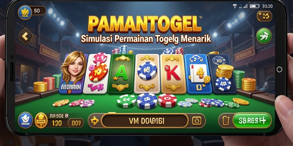 Tampilan gameplay PAMANTOGEL yang menarik dan interaktif.