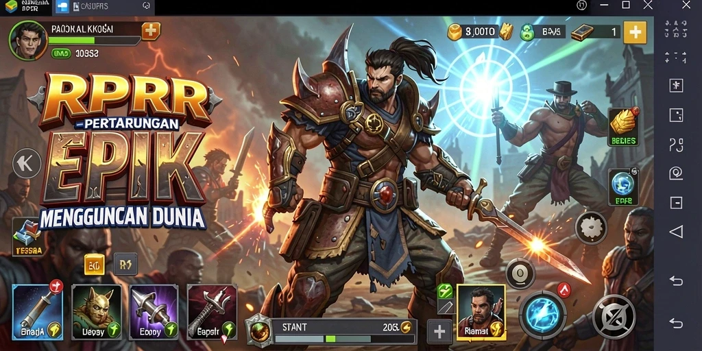Tampilan mengesankan dari gameplay Fighting di RPRR.