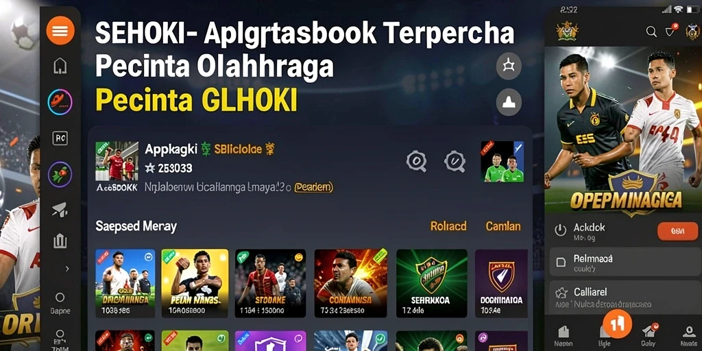 Tampilan utama SEHOKI dengan berbagai pilihan taruhan olahraga.