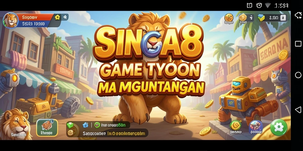 Tampilan permainan SINGA8 yang menarik dan penuh tantangan.