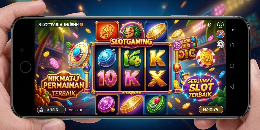 Menampilkan gameplay seru dalam aplikasi SLOTGAMING.