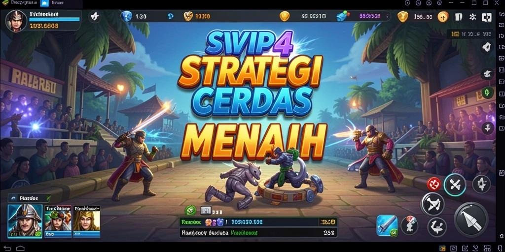 Screenshot SVIP4 menampilkan strategi pertempuran yang mendebarkan.