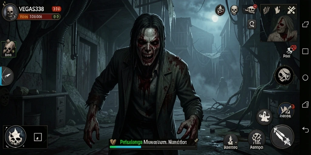 Tampilan gameplay menyeramkan dari VEGAS338 yang menggugah ketegangan.